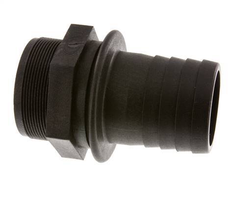 G 3'' Buitendraad x 76mm Polypropylene (PP) Slangpilaar 10 Bar