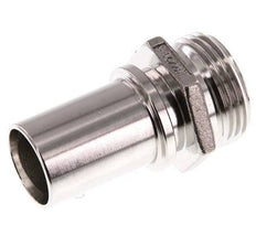 G 1'' Buitendraad x 25mm RVS Slangpilaar met Veiligheidskraag DIN 2817