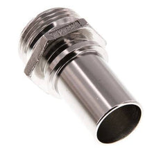 G 1'' Buitendraad x 25mm RVS Slangpilaar met Veiligheidskraag DIN 2817