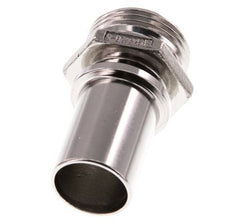 G 1'' Buitendraad x 25mm RVS Slangpilaar met Veiligheidskraag DIN 2817