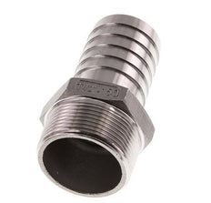 R 1 1/2'' Buitendraad x 38mm RVS Slangpilaar 16 Bar