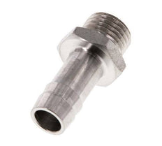 G 1/4'' Buitendraad x 10mm RVS Slangpilaar 40 Bar
