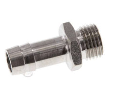 G 1/4'' Buitendraad x 10mm RVS Slangpilaar 40 Bar
