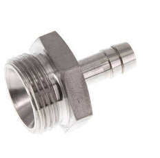 G 3/4'' Buitendraad x 9mm RVS Slangpilaar 40 Bar