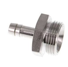 G 3/4'' Buitendraad x 9mm RVS Slangpilaar 40 Bar