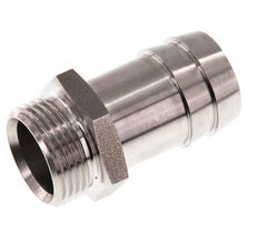 G 3/4'' Buitendraad x 25mm RVS Slangpilaar 40 Bar