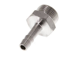 G 3/8'' Buitendraad x 6mm RVS Slangpilaar 40 Bar