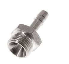 G 3/8'' Buitendraad x 6mm RVS Slangpilaar 40 Bar