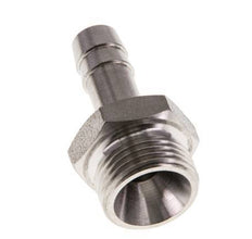 G 3/8'' Buitendraad x 8mm RVS Slangpilaar 40 Bar