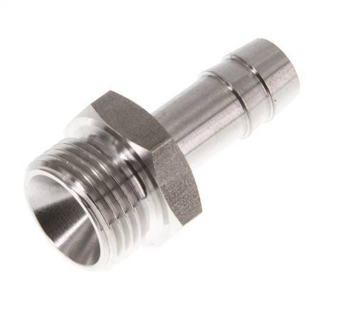 G 3/8'' Buitendraad x 9mm RVS Slangpilaar 40 Bar