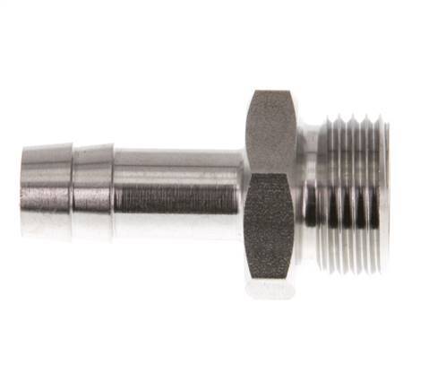 G 3/8'' Buitendraad x 9mm RVS Slangpilaar 40 Bar