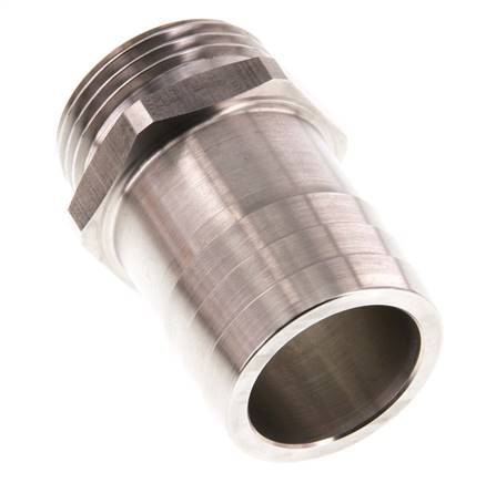 G 1'' Buitendraad x 32mm RVS Slangpilaar 40 Bar