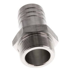 G 1 1/2'' Buitendraad x 38mm RVS Slangpilaar 40 Bar