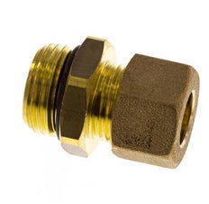 G 1/2'' Buitendraad x 12mm Messing Rechte Knelfitting met NBR Afdichting 75 Bar DIN EN 1254-2