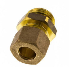 G 1/2'' Buitendraad x 12mm Messing Rechte Knelfitting met NBR Afdichting 75 Bar DIN EN 1254-2