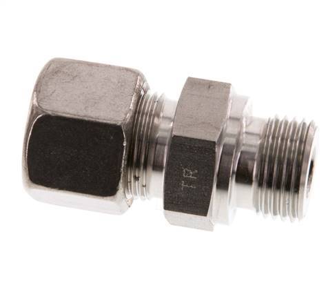 G 1/2'' Male x 14S Stainless steel Straight Compression Fitting 630 Bar DIN 2353