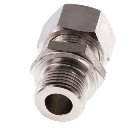 G 1/2'' Buitendraad x 15L RVS Rechte Knelfitting 315 Bar DIN 2353