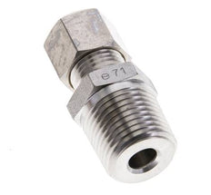 1/2'' NPT Male x 10L Stainless steel Straight Compression Fitting 315 Bar DIN 2353