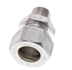 1/2'' NPT Male x 22L Stainless steel Straight Compression Fitting 160 Bar DIN 2353