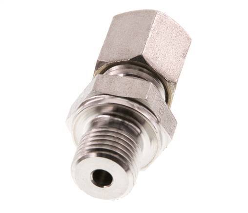 G 1/4'' Male x 6S Stainless steel Straight Compression Fitting 630 Bar DIN 2353