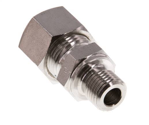 G 1/4'' Male x 12L Stainless steel Straight Compression Fitting 315 Bar DIN 2353