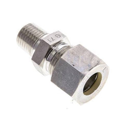 1/4'' NPT Male x 12L Stainless steel Straight Compression Fitting 315 Bar DIN 2353