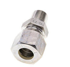 1/4'' NPT Male x 12L Stainless steel Straight Compression Fitting 315 Bar DIN 2353