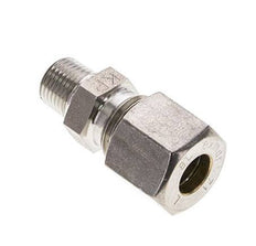 1/8'' NPT Male x 8L Stainless steel Straight Compression Fitting 315 Bar DIN 2353