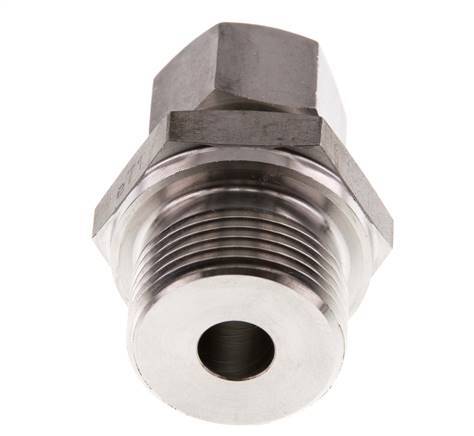G 3/4'' Buitendraad x 12L RVS Rechte Knelfitting 315 Bar DIN 2353