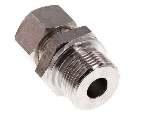 G 3/4'' Buitendraad x 15L RVS Rechte Knelfitting 315 Bar DIN 2353