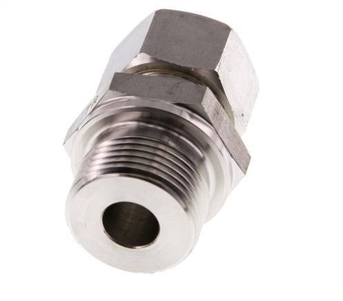 G 3/4'' Buitendraad x 15L RVS Rechte Knelfitting 315 Bar DIN 2353