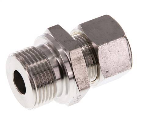 G 3/4'' Buitendraad x 15L RVS Rechte Knelfitting 315 Bar DIN 2353