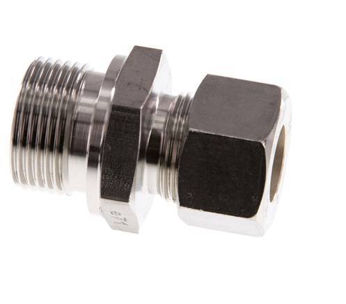 G 3/4'' Buitendraad x 15L RVS Rechte Knelfitting 315 Bar DIN 2353