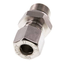 G 3/8'' Buitendraad x 10L RVS Rechte Knelfitting 315 Bar DIN 2353