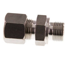 G 3/8'' Buitendraad x 10S RVS Rechte Knelfitting 630 Bar DIN 2353