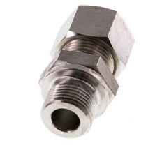 G 3/8'' Buitendraad x 12L RVS Rechte Knelfitting 315 Bar DIN 2353