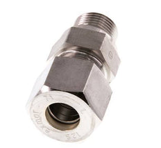 G 3/8'' Buitendraad x 12S RVS Rechte Knelfitting 630 Bar DIN 2353