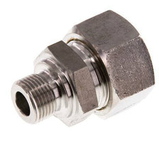 G 3/8'' Buitendraad x 18L RVS Rechte Knelfitting 315 Bar DIN 2353