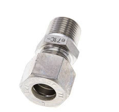 3/8'' NPT Male x 12L Stainless steel Straight Compression Fitting 315 Bar DIN 2353