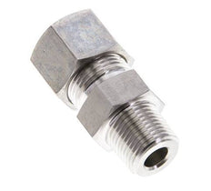 3/8'' NPT Male x 12S Stainless steel Straight Compression Fitting 630 Bar DIN 2353
