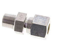 3/8'' NPT Male x 12S Stainless steel Straight Compression Fitting 630 Bar DIN 2353