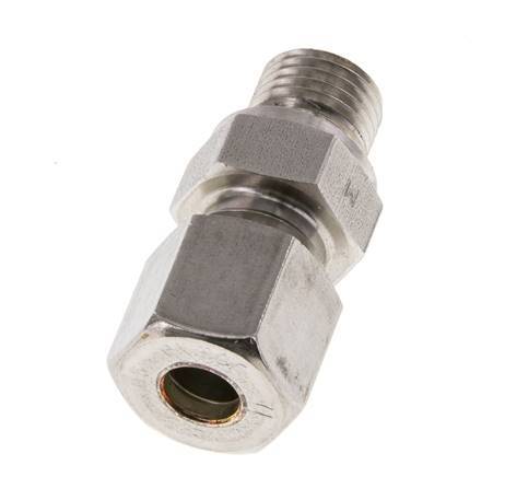 M14x1.5 Buitendraad x 8S RVS Rechte Knelfitting 630 Bar DIN 2353