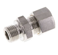 M16x1.5 Buitendraad x 12L RVS Rechte Knelfitting 315 Bar DIN 2353