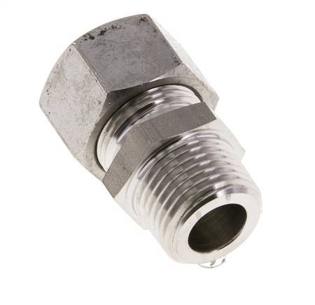 M18x1.5 Buitendraad x 10L RVS Rechte Knelfitting 315 Bar DIN 2353