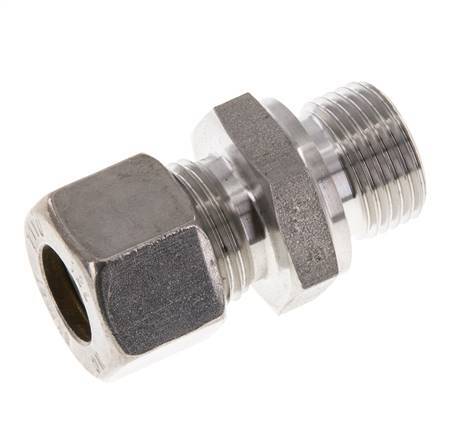 M18x1.5 Male x 12L Stainless steel Straight Compression Fitting 315 Bar DIN 2353