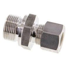 M22x1.5 Buitendraad x 12L RVS Rechte Knelfitting 315 Bar DIN 2353