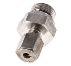 G 1/2'' Buitendraad x 6S RVS Rechte Knelfitting met FKM Afdichting 630 Bar DIN 2353