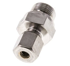 G 1/2'' Buitendraad x 8S RVS Rechte Knelfitting met FKM Afdichting 630 Bar DIN 2353