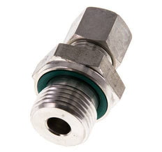 G 1/2'' Buitendraad x 10L RVS Rechte Knelfitting met FKM Afdichting 315 Bar DIN 2353