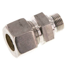 G 1/2'' Buitendraad x 20S RVS Rechte Knelfitting met FKM Afdichting 400 Bar DIN 2353
